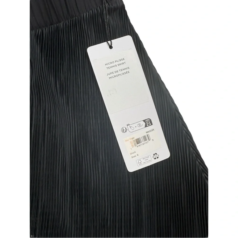 NWT ✨ Alo Yoga Micro Plisse Tennis Skirt Black Size‎ X-Small
